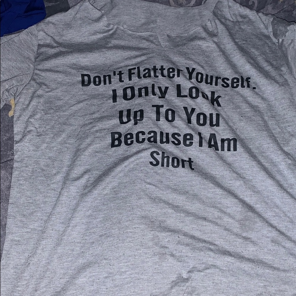 Gray shirt, no tags.